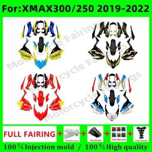 오토바이 풀 페어링 키트 Yamaha XMAX125 XMAX250 XMAX300 XMAX400 XMAX 2019 2020 2021 2022 차체 페어링