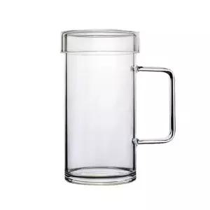 심플 700ml 투명 손잡이 유리컵 데일리 강화 머그컵