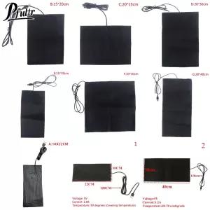 USB 따뜻한 패드 빠른 가열 히터 애완 동물 쿠션 워머 천 조끼 신발 1 개 5V 인기