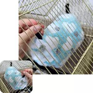 마이한 포치 앵무새 햄스터은신처 둥지 하트 침대