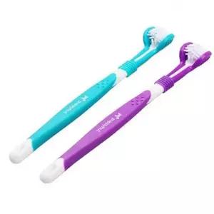 [셀러에이드]중형견 강아지 칫솔 쓰리 반려동물 칫솔 치아 양치