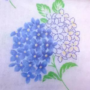 테누구이 가제타올 수건(세면)(수국 블루) 12장긴 큰가제 세면올 출산준비 선물 기념 가제손 일제 사은품