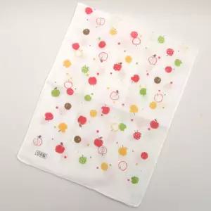 테누구이 가제타올 일본수건 세면 (사과) 10장긴 큰가제 세면올 출산준비 선물 기념 가제손 일제 사은품