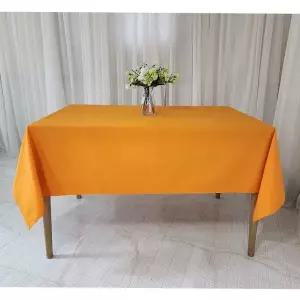 [골드스마일]면탁자보 오렌지색 면식탁보 230x145 행사 면테이블보 병원 진흥원