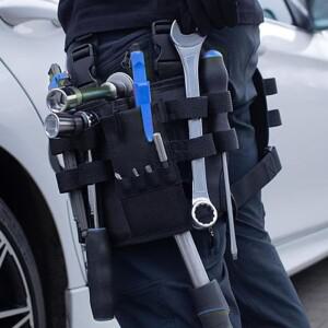 다리 도구 파우치, 휴대용 허리 가방, Diyers 자동차 기본 유지 보수