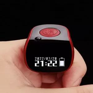 카운터반지 디지털계수기 손가락 숫자표시 충전식 블루투스 스마트 야광
