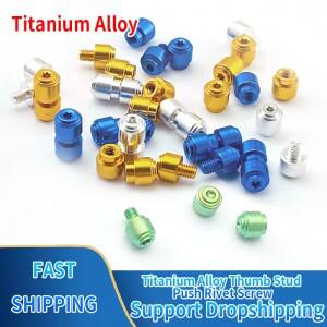 135쌍 티타늄알루미늄 합금 엄지 스터드 푸시 리벳 나사 수리 도구 DIY 벤치메이드 버그아웃 535 BM 폴딩