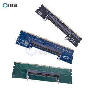 1PCS 노트북-데스크탑 메모리 어댑터 카드 SO-DIMM-PC DIMM DDR3 RAM 커넥터