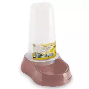 강아지 1P 논슬립 급수기 반자동 로즈브라운 0.65L