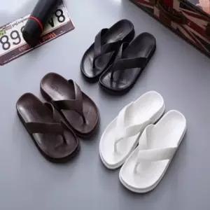 폭신폭신 커플 가죽쪼리 남녀공용 쿠션 편안한 데일리 폭신슬리퍼 휴가신발 학생슬리퍼