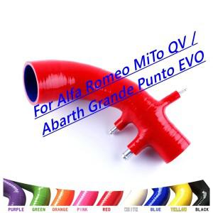 알파 로메오 미토 QV  아바스 그란데 푼토 에보 흡기 호스 에어박스 터보 교체 부품 튜브 실리콘 파이프 1