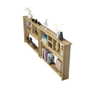 좁은 책장 틈새 가구 원목색 거실 책꽂이 세로 철제 키큰 선반 20cm 책수납장 얇은