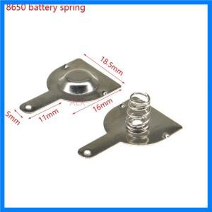 10pair (20pcs) 18650 배터리 팩 16MM  18.5MM 스프링 접촉 조각 배터리 상자 양극 및 음극 단극 배터리 10