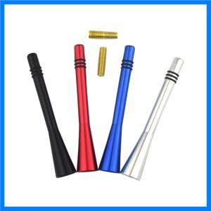 강력한 자동차 지붕 마운트 FM AM Dab 블랙 7.5cm 신호 향상 장치 M5 나사 포함 미니 짧은 안테나 액세서리