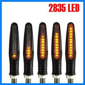 2835SMD 12v 12 LED 오토바이 회전 신호 Moto Tuning 용 표시 등 Garupa Virago 535 승인 오토바이 회전 신