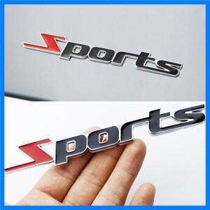 패션 3D 금속 스포츠 로고 자동차 트럭 장식 패턴 배지 범용 스티커 새로운 핫 부티크