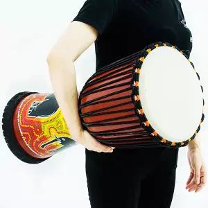 2026년 핫 12인치 아프리카 드럼 초보자용 양가죽 대형 젬베 드럼 전문 타악기