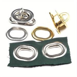 크로스 락 가방  구리 타원형 트위스트 버클 황동 회전 래치 태양광 쉐이드 그물 타포린 정원 수직 스크린