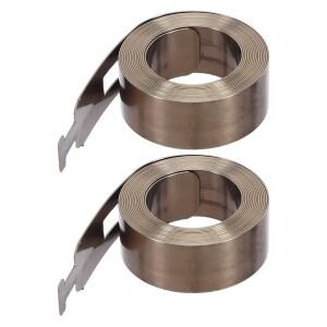 2Pcs 플랫 텐션 코일 스프링 윈도우 롤러 하드웨어 47x0.5 슬라이딩 접이식 교체품