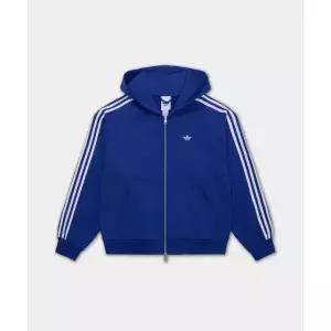 아디다스 ADIDAS 후드 집업 - 로얄블루:화이트 KC9318 228735