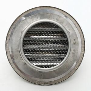 둥근 벽 환기 커버 304 스테인레스 반구형 그릴 배기 실외 시스템한 원형 건조기  자동 개방형 공기 배출구