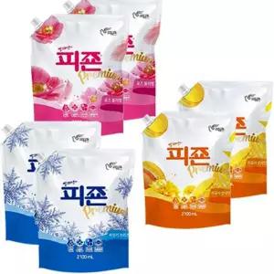 세제 2100ml 세탁세제 피존 빨래엔 피죤 섬유유연제