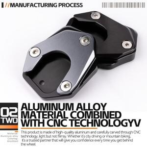 [호환제품] [혼다 호환용품] 용 CBR650R 500R CB 20182023 오토바이  킥 스탠드 풋 사이드 확대기 확장 패