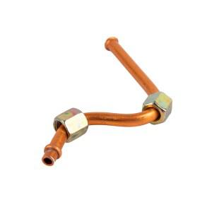 1PC 9mm 나사형 알루미늄 에어 컴프레서 배기 튜브 교체 부품