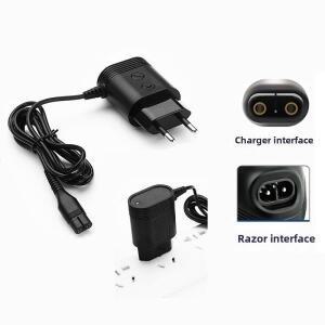 필립스 Oneblade QP2520 MG3740 A00390 전기 트리머 면도기 전원 공급 장치 코드 교체 충전 케이블용 4.3V