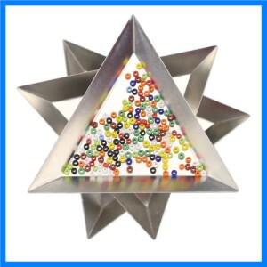 알루미늄 삼각형 플레이트 쥬얼리 분류 삼각형 플레이트 느슨한 비드 플레이트 네일 도구 DIY 쥬얼리 디스