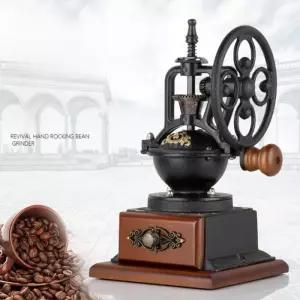 원두 그라인더 레트로 원목 핸드밀 수제 빈티지 홈카페 클래식 수동 카페 분쇄기