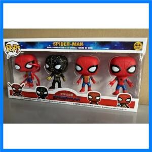 귀여운 스파이더맨 POP 피규어 컬렉션 3-3.5인치 크기의 4가지 다른 캐릭터 포함