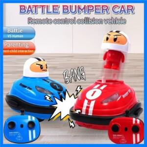 RC카 슈퍼 배틀 범퍼 자동차 팝업 인형 크래시 바운스 리모컨 장난감 선물 어린이 장난감 2.4g