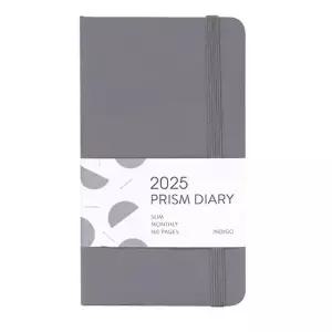 다이어리 172ZFJ61 날짜형 월간 스틸그레이 수첩형 프리즘 2025