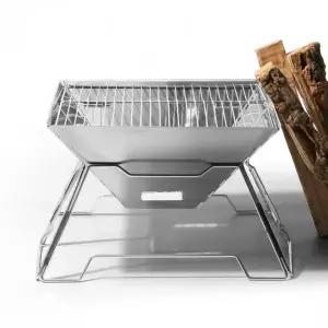 쿼드앵글 화로대 접이식 캠핑용 그릴