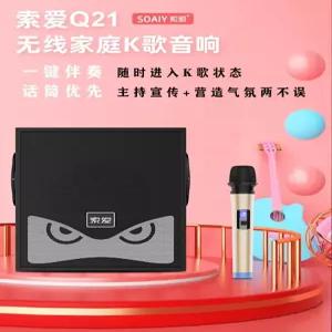 가정용 노래방 마이크 스피커 홈시어터 시스템 무선 세트