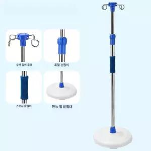 수액걸이 링거대 병원폴대 링거거치대 이동식 삼각대 링겔대