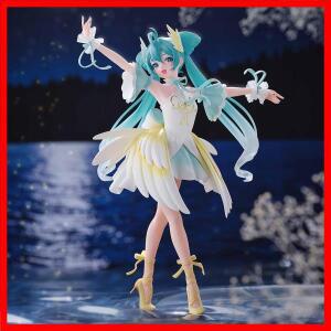 Judai 오리지널 반다이 반프레스토 보컬 로이드 하츠네 미쿠 클래식 튜닝 백조의 호수 진화 PVC 액션 피규