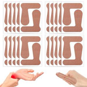 40개 프리컷 엄지 지지 테이프, 자체 접착 지지 보호 스트랩, 스포츠 집안일 관절 관절염을 위한 탄력 발가락 패치 핑거 붕대