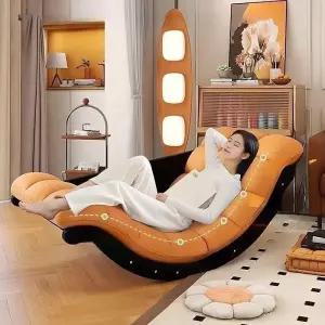 유엔에이트 1인안락의자 거실 테이블 인테리어 흔들의자 리클라이너 휴식 멀티 다용도 눕는