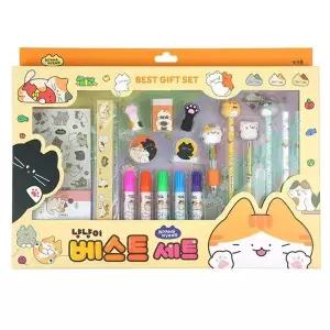 캐릭터 872SOC34 냥냥이 문구세트 필기도구 베스트 선물 학용품