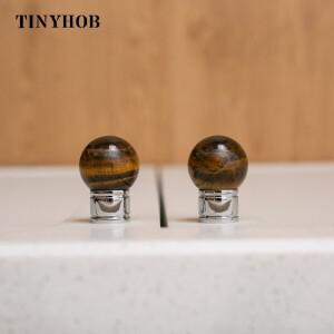 Tinyhob 핑크 구형 크리스탈 가구 손잡이 옷장 찬장 캐비닛 서랍 주방 장식 단일