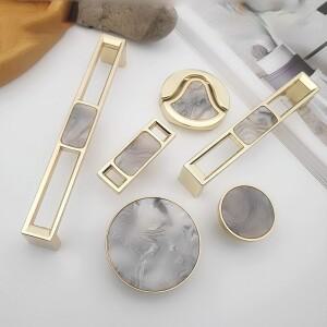 아연 합금 문 손잡이 및 캐비닛 쉘 수지  가구 주방 찬장 서랍 당김 레버 인테리어