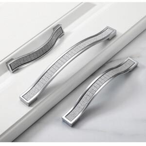 북유럽 모조 다이아몬드 크리스탈 서랍 알루미늄 합금 가구 캐비닛 손잡이 문 당김 찬장 주방 하드웨어