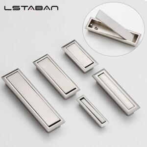 아연 합금 일본식 다다미 손잡이 숨겨진 설치 문 보이지 않는 하드웨어 옷장 서랍 임베디드 핸들