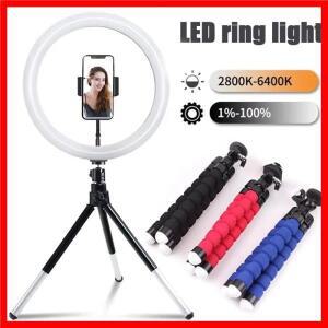 16/26/33CM LED 링 라이트 사진 촬영용 셀카 링 라이트 유연한 삼각대 홀더 포함 라이브 비디오 스트리밍