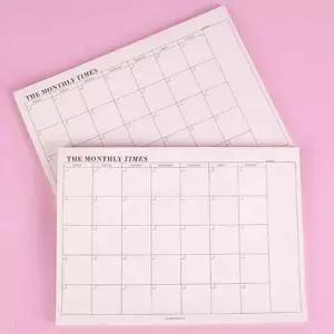 먼슬리 429VOK76 플래너 60매 월간일정표 한달스케줄러 월일정