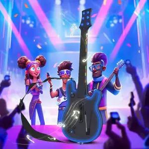 무선 기타 컨트롤러 2.4G 무선 PC 기타 컨트롤러 콘솔 게임패드 PS4 PS3 PC 히어로 클론 히어로 록 밴드용