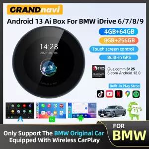 호환  차량용 QCM6125 안드로이드 13 AI  ID6 ID7 ID8 ID9 터치스크린용 무선 CarPlay 4G WIFI GPS  유튜브