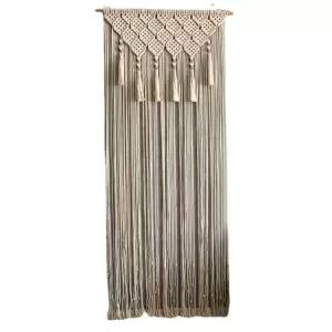 바란스 부엌 패브릭 아이보리 가림막 라메 커튼